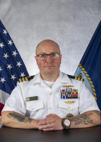 US Navy Commander Blake Dremann