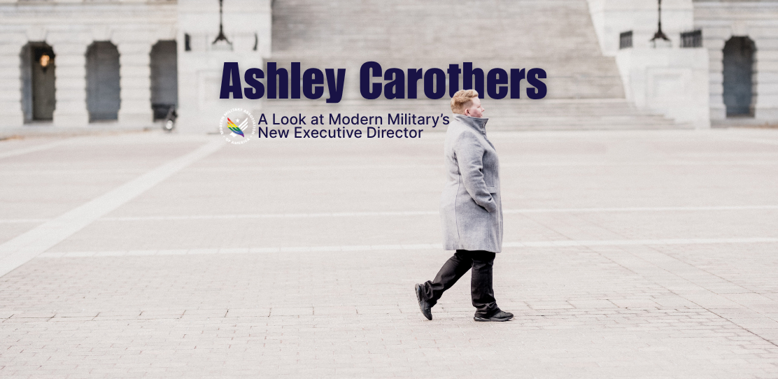 Ashley Carothers, Air Force veteran and new Executive Director of the Modern Military Association of America